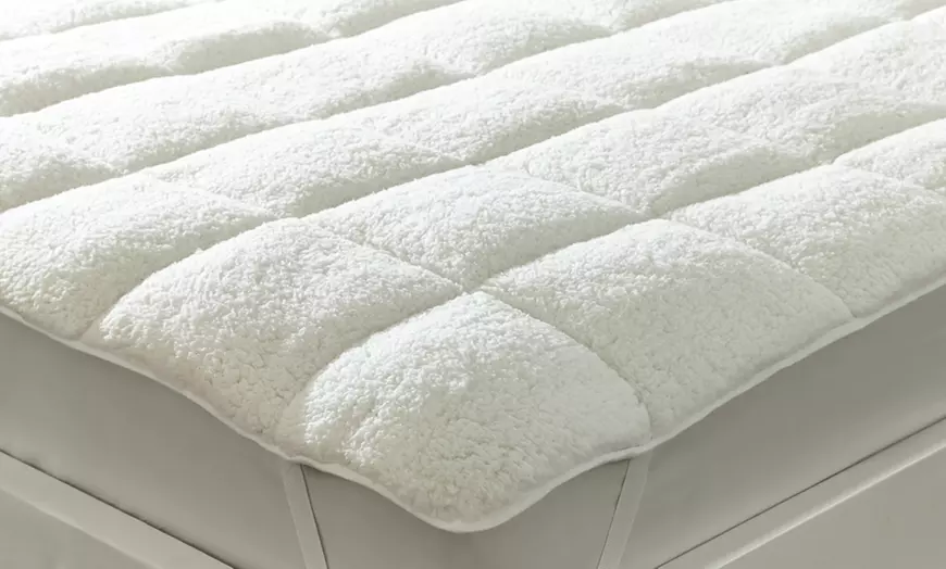 Reversible Sherpa Mattress Topper